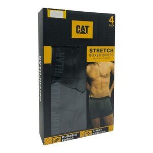 CAT Stretch Boxer Briefs with Fly Pouch - 4 pack